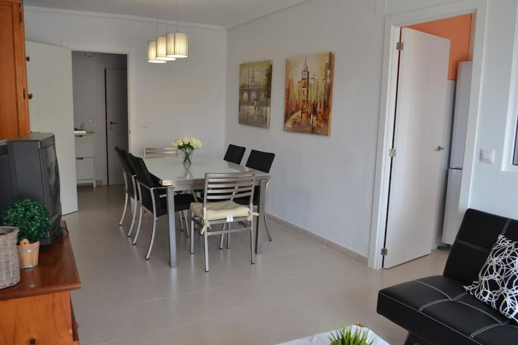 Apartamento Junto A Playa Y Cerca De Campo De Golf El Perellonet Exteriör bild